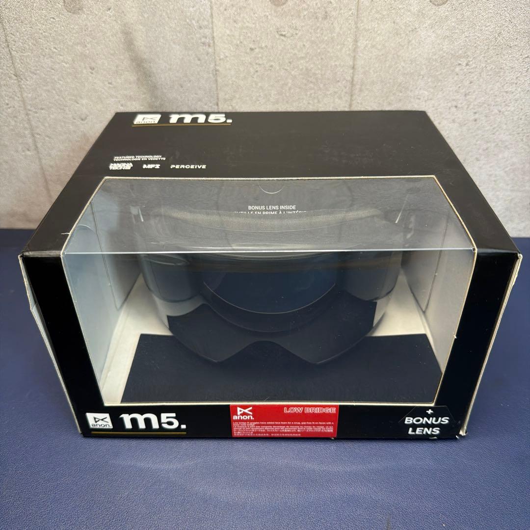 anon m5 ゴーグル ボーナスレンズ ネックウォーマー 付き MFI