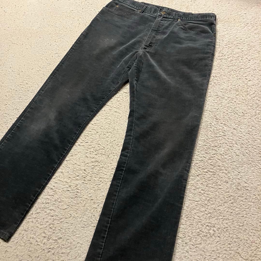 80s Lee 200-2801 ブラック コーデュロイ USA製 W36