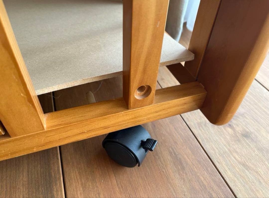 シーツ・防水シーツ付き！　送料込　大和屋　木製　ベビーベッド レギュラー