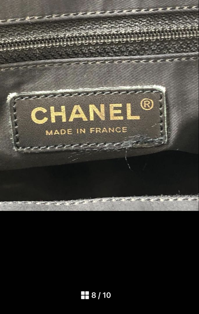 CHANEL トートバッグ エールライン ブラック