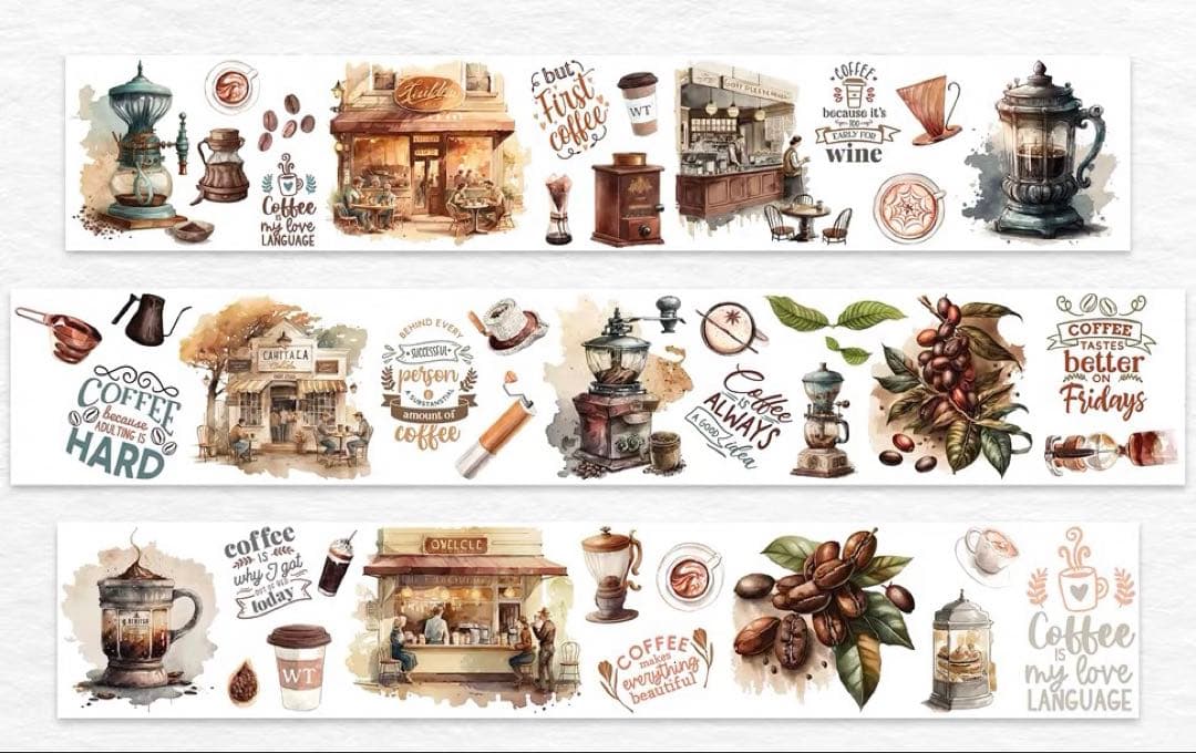 WT《美式成真》海外マスキングテープ　マステ 【1273】