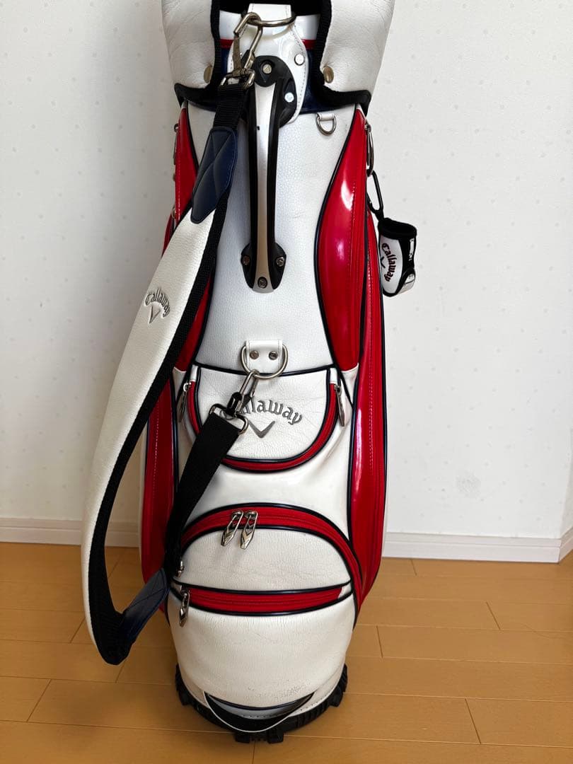 Callaway キャディバッグ 白/赤/青 おまけ ボール入付き