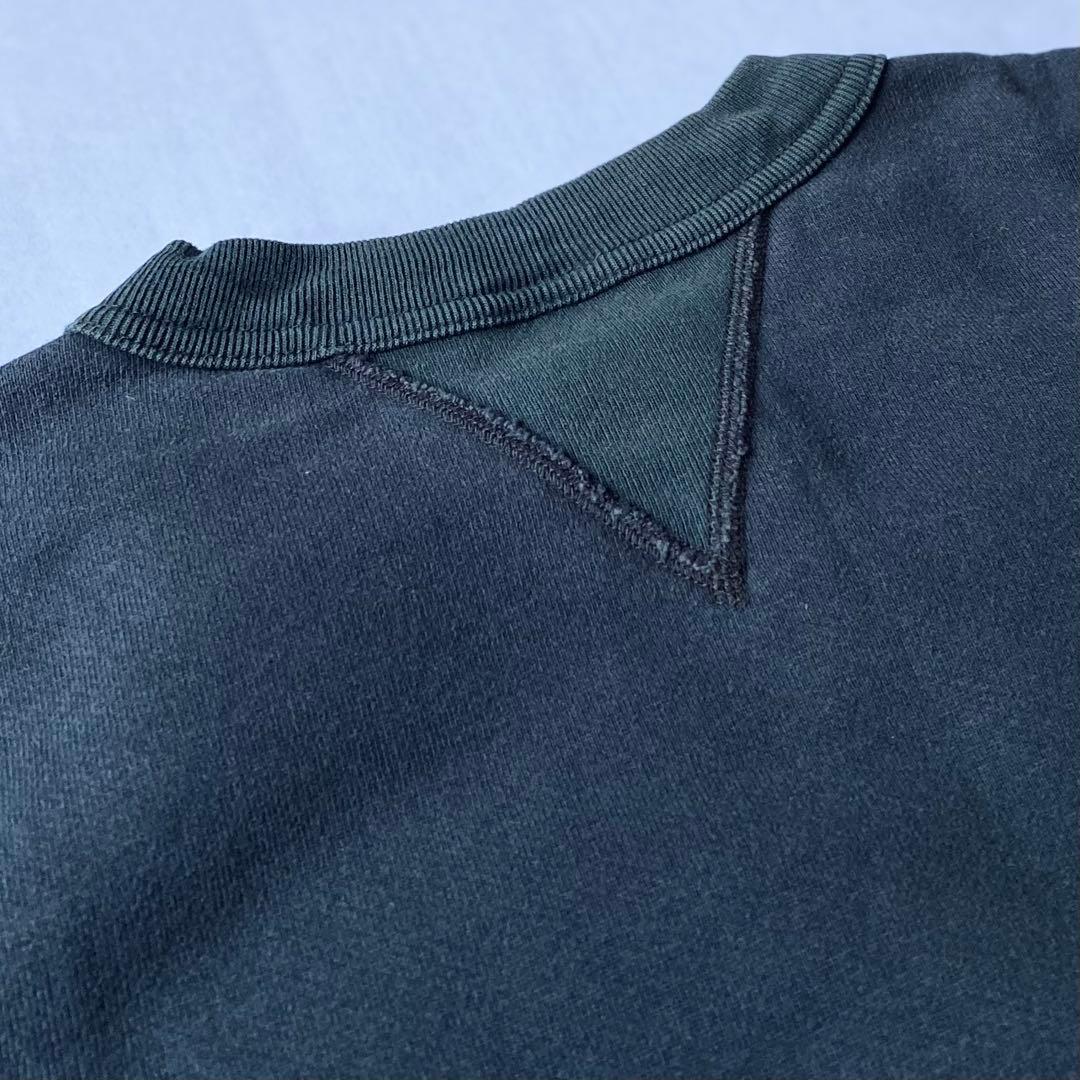 新品未使用タグ付き BARNS ユニオンメイド クルーネックスウエット 日本製