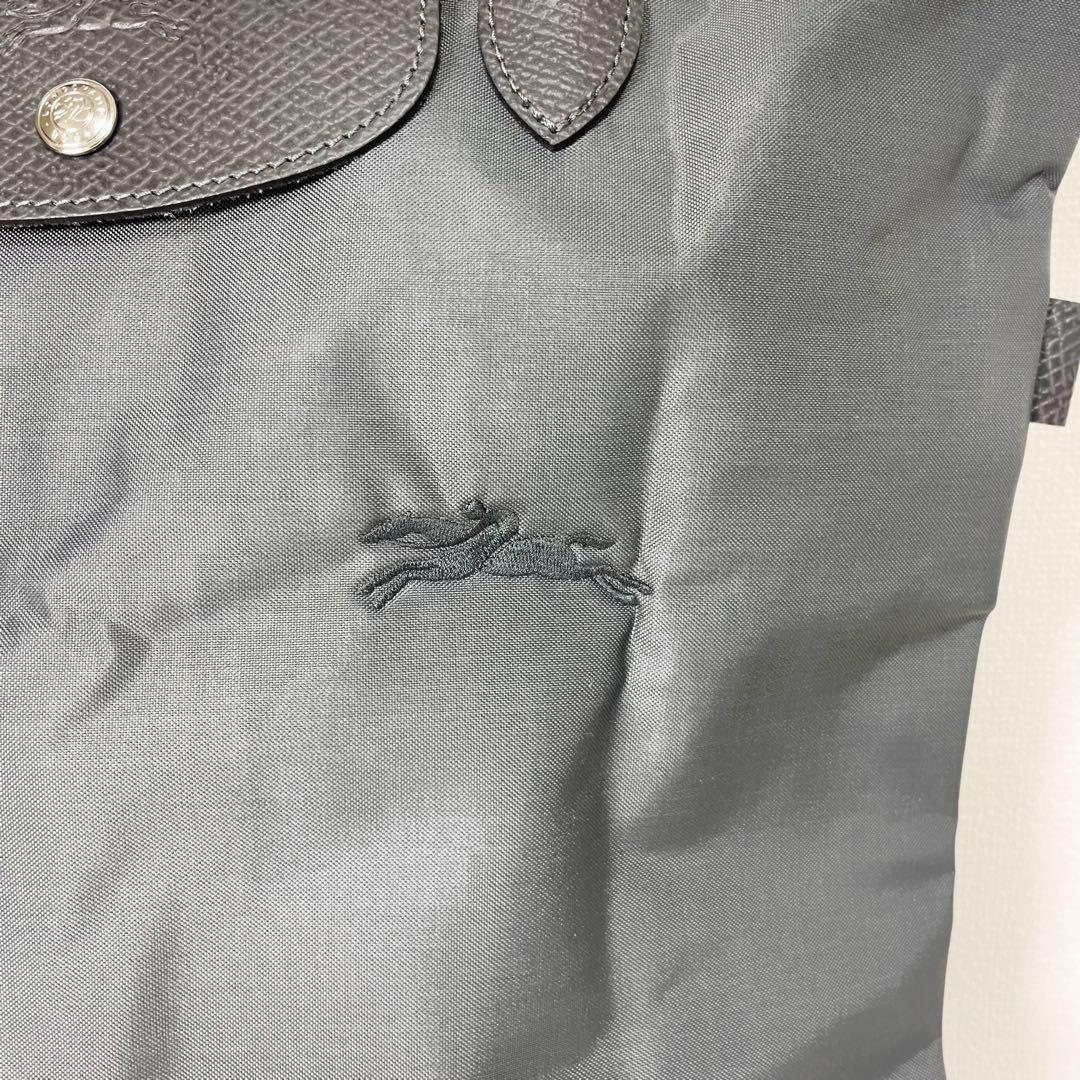 【未使用】ロンシャン ル プリアージュ グリーン ショッピングバック Mサイズ