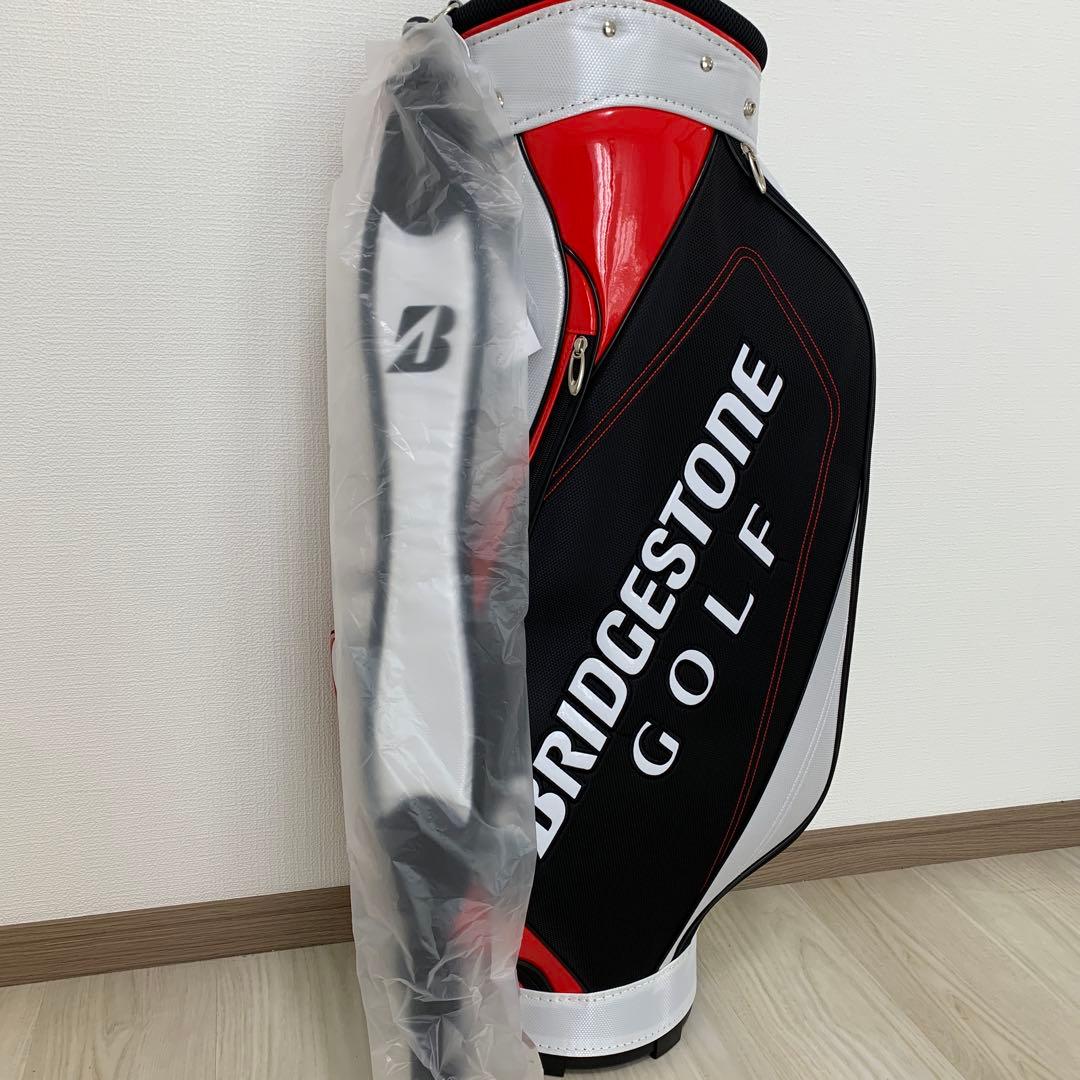 新品★ブリヂストン ゴルフバック キャディバック 9型CBG21Y ホワイト