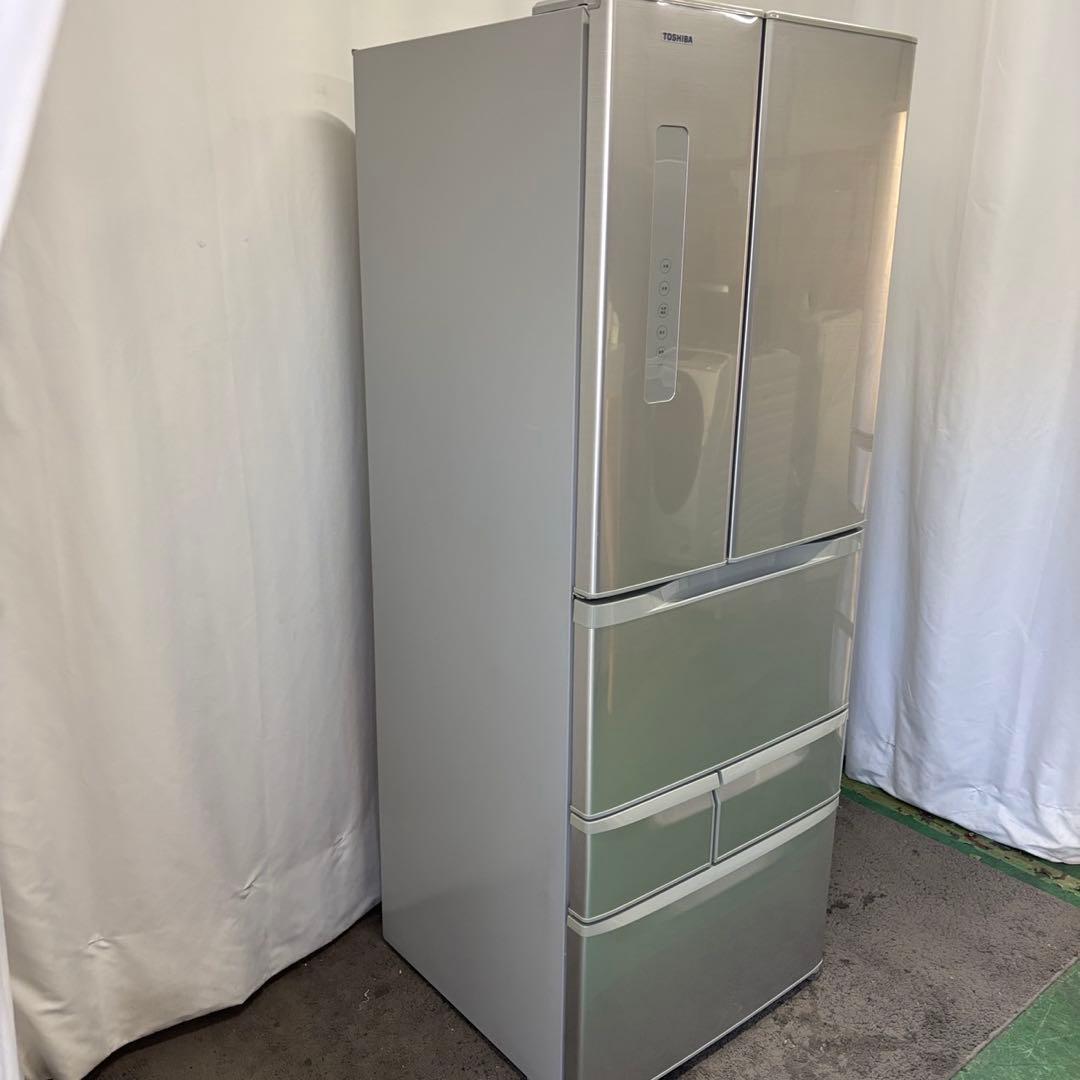 973a⭕️冷蔵庫　東芝　500-600ℓ　フレンチドア　ベジータ　設置無料　安い