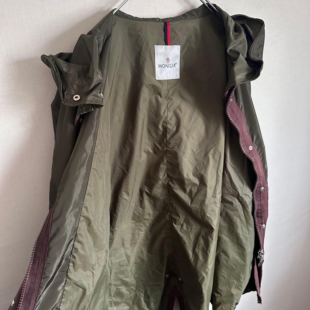 〈 MONCLER 〉Nylon Long Hooded Spring