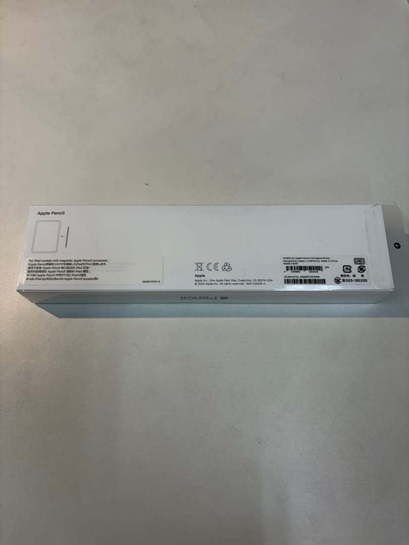 iPadアクセサリー Apple Pencil 2nd Model A2051 / MU8F2j/A