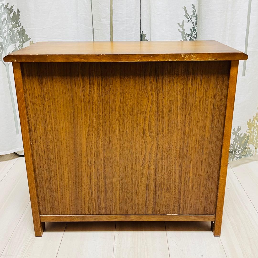 昭和レトロ カリモク コロニアル 木製ラック 木製 飾り棚 スリッパラック古家具