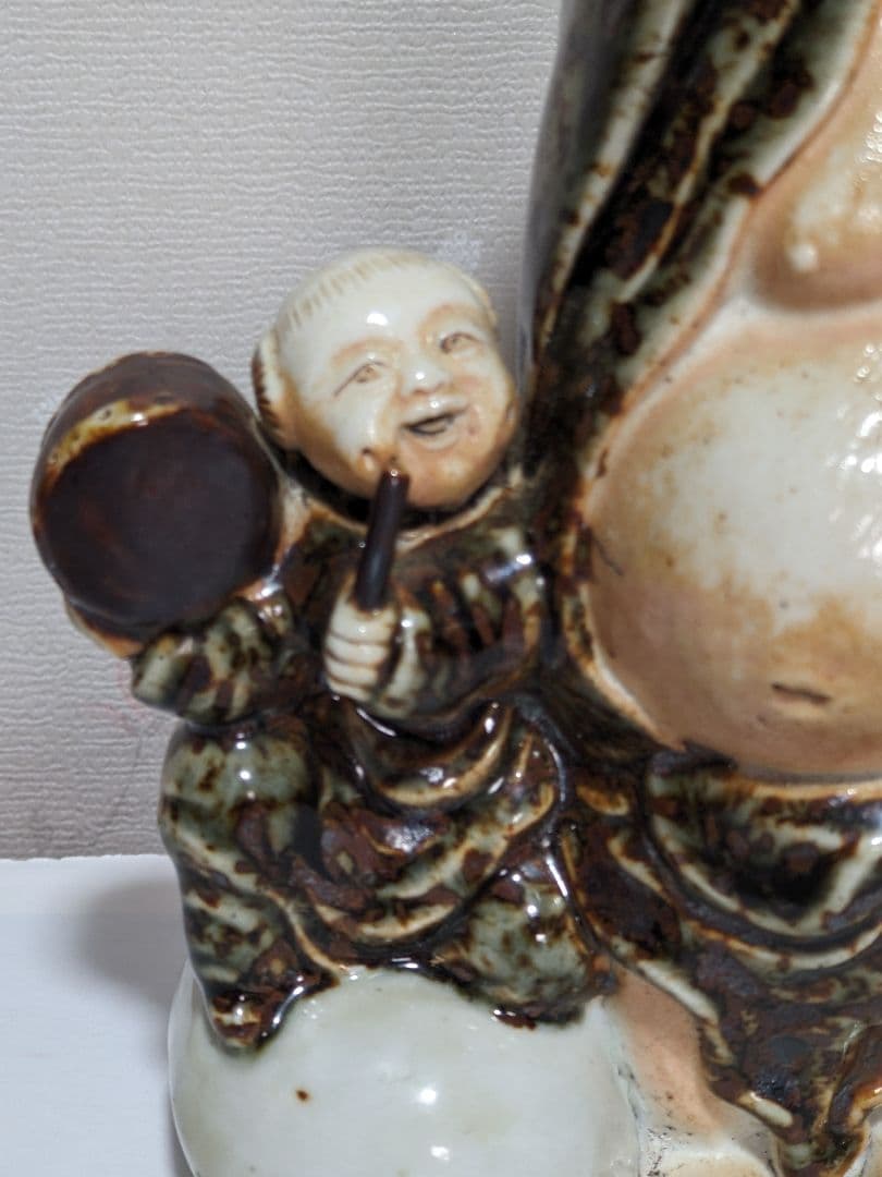 ⭐️唐子像 布袋様 越後獅子 磁器人形 置物 縁起物 作家物美術工芸品骨董品