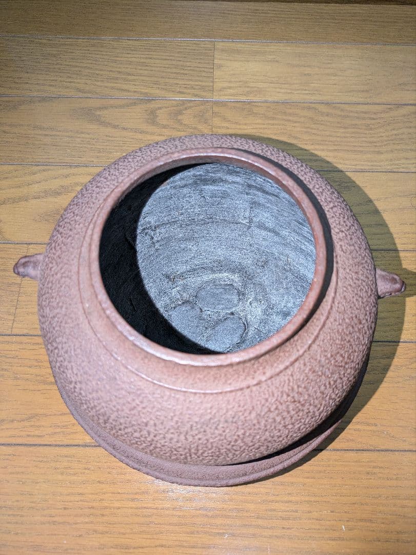 【未使用】茶道具　釜師　須藤浄義造　朝鮮釜（共箱）