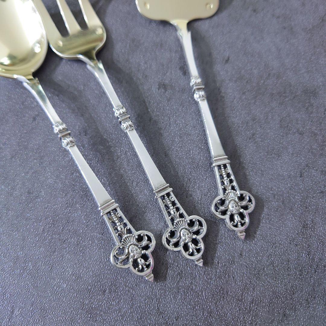 カルディヤック ルネサンス ルネッサンス デザートサーバー 4点 ヴェルメイユ