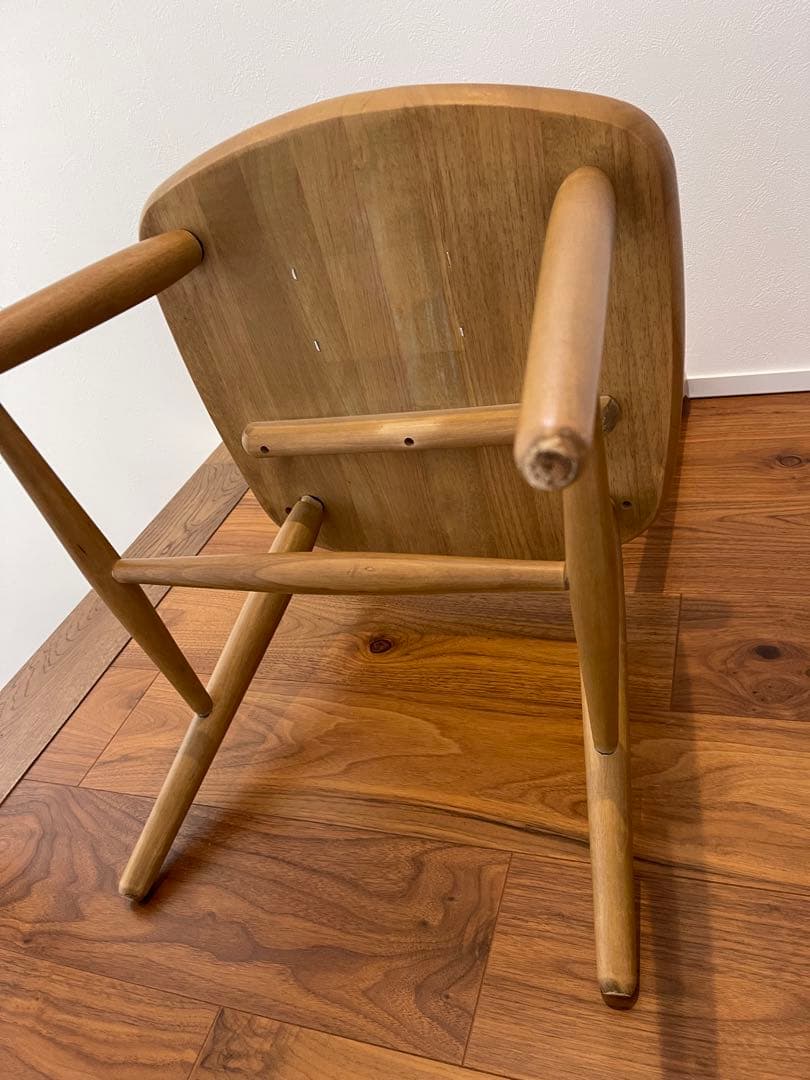 松田家具　木製 ダイニングチェア ナチュラル シンプルデザイン椅子　アンティーク