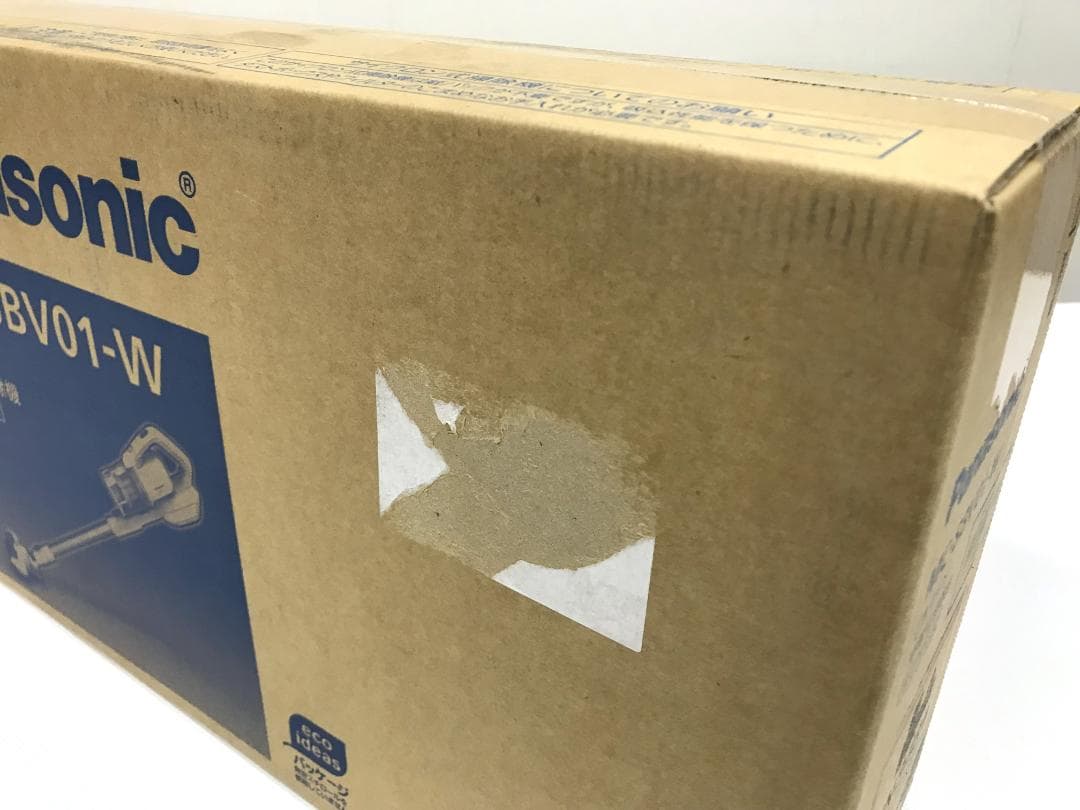 未開封　パナソニック サイクロン式　充電式掃除機 MC-SBV01-W ホワイト