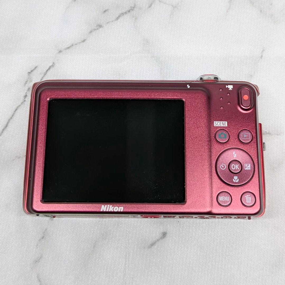 ​Nikon ニコン COOLPIX S3500 レッド デジカメ コンデジ