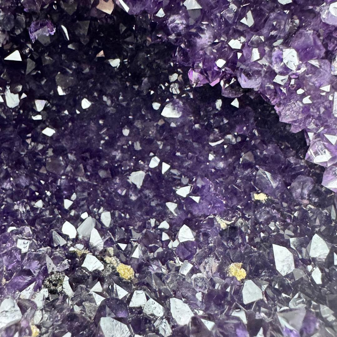 G-132アメジストクラスター ドーム 原石 天然石 パワーストーン　聚寳盆型