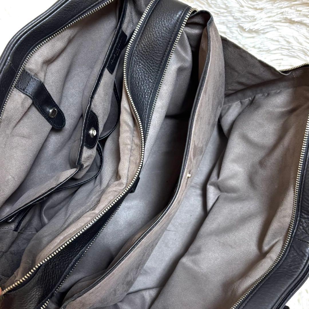 【美品】PELLE MORBIDA MB050 ビジネスブリーフバッグ　2室　黒