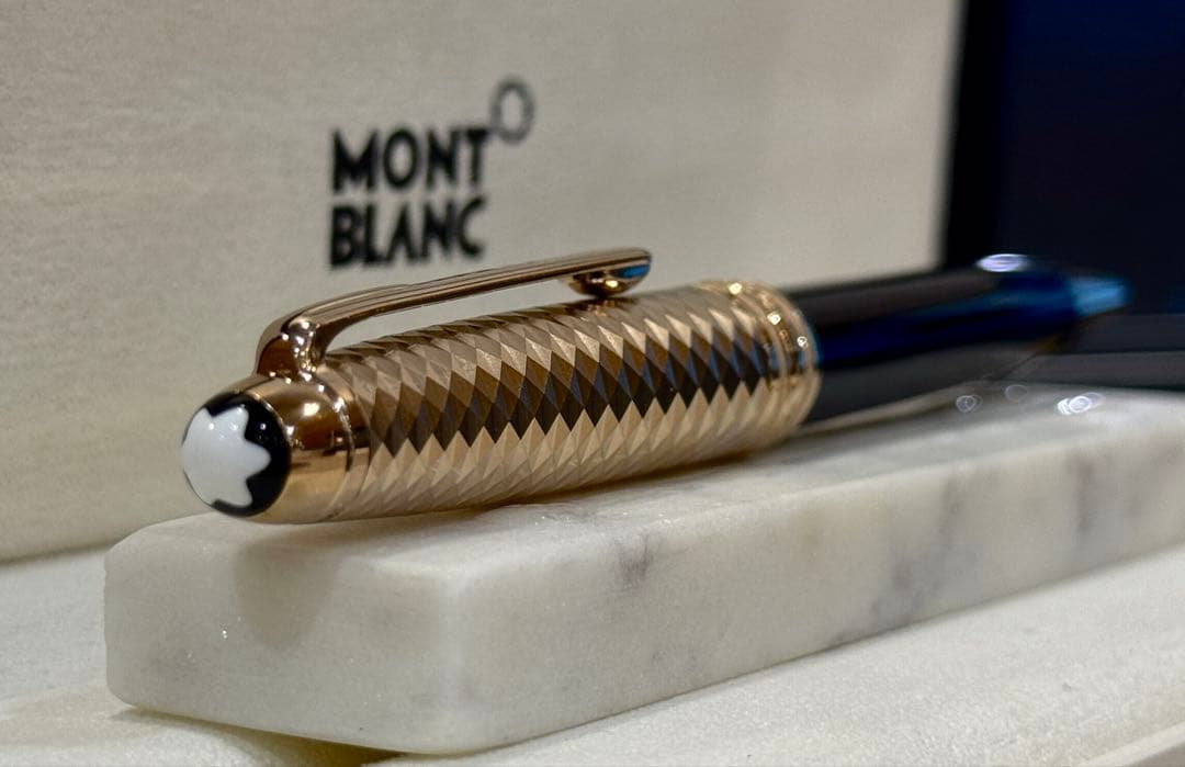 【極美品】モンブラン ボールペン ソリテール ドゥエ ジオメトリック
