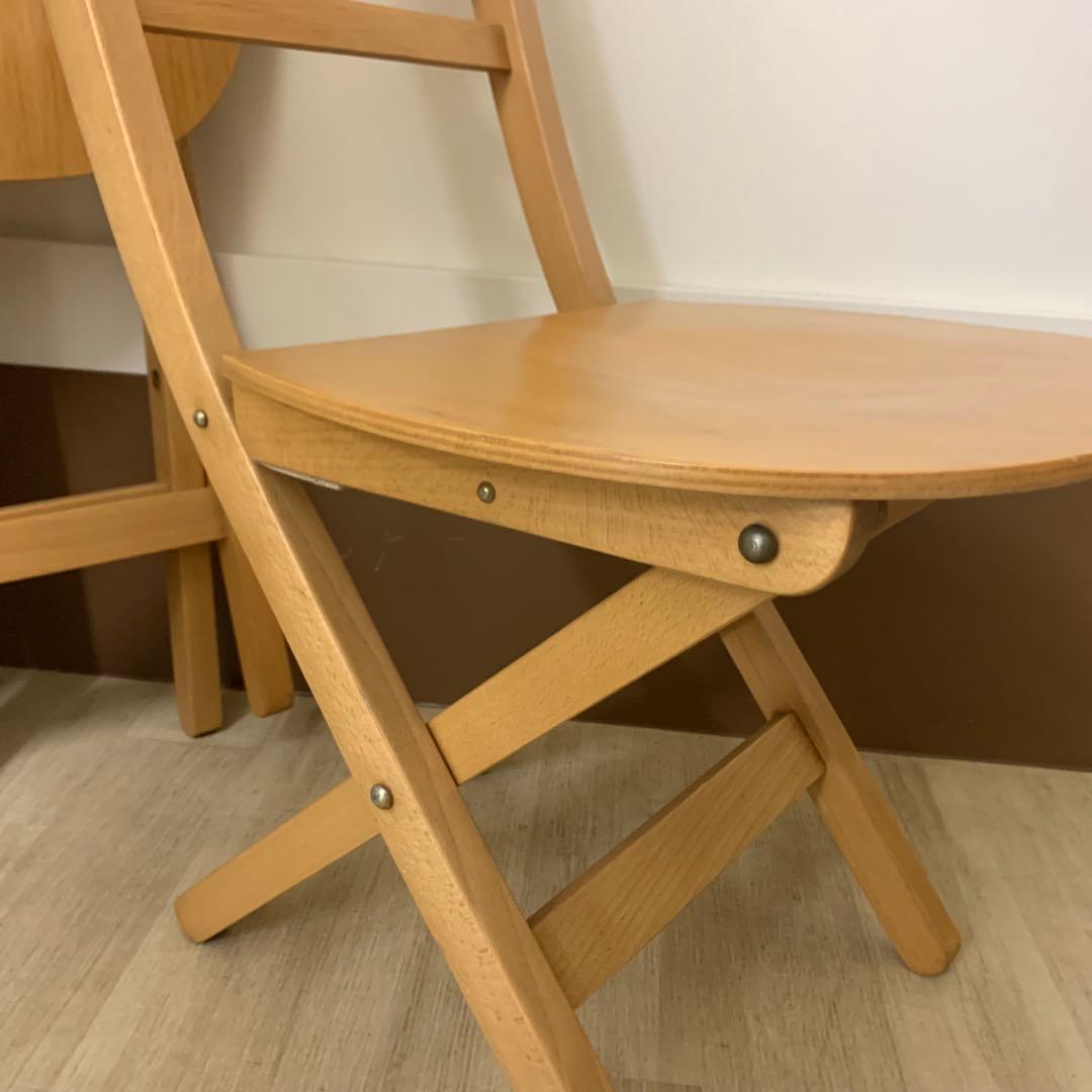 maruni マルニ 折りたたみチェア 2脚set 椅子 レトロ