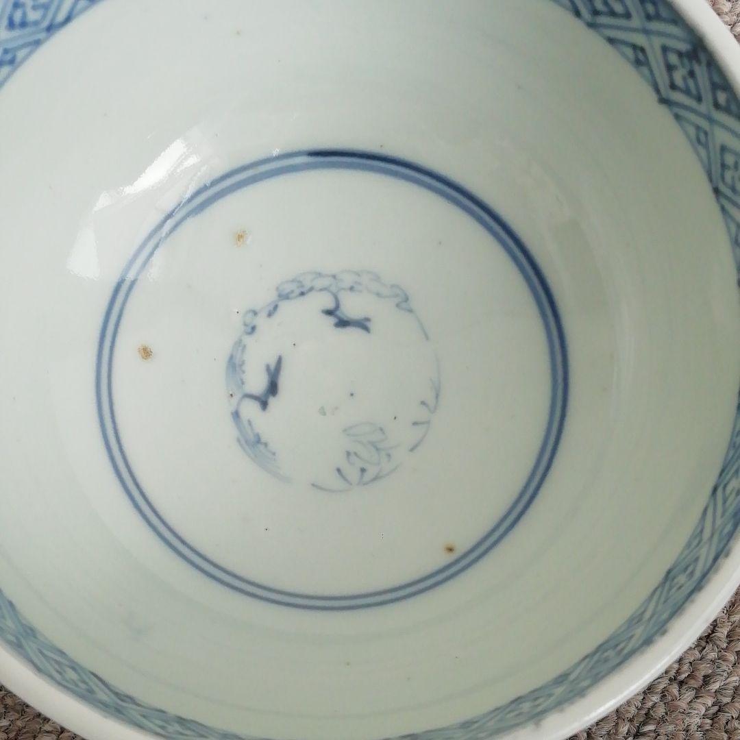 古伊万里　蓋付茶碗