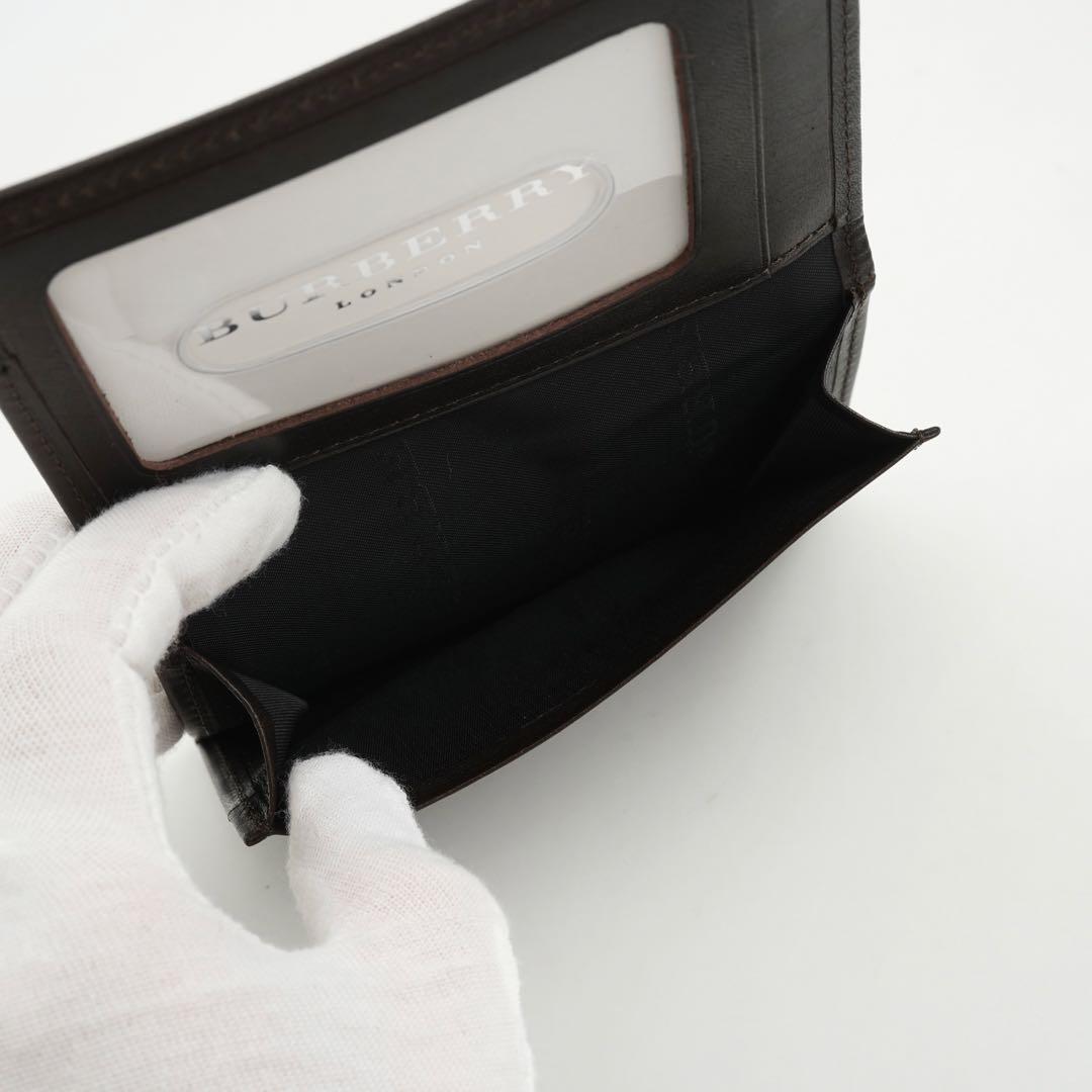 極上美品　バーバリー　カードケース　名刺入れ　ノバチェック　箱付き