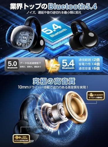 イヤホン bluetooth ワイヤレスイヤホン【2025年の衝撃作·ディスプm