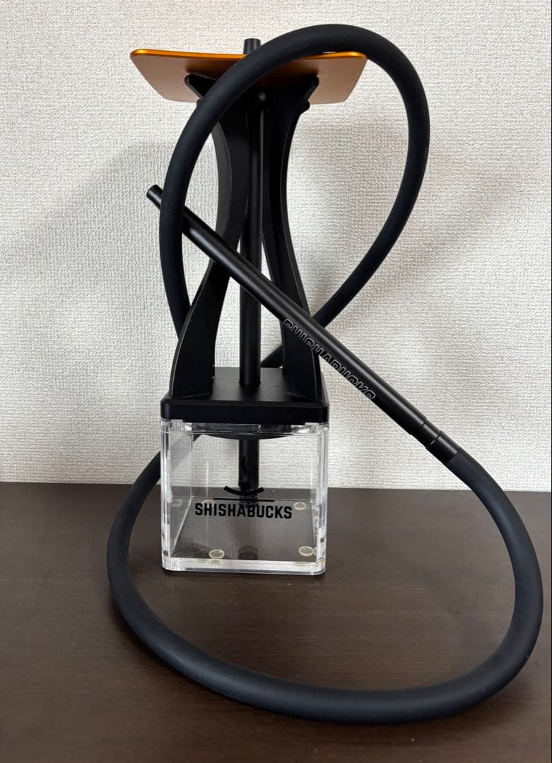 SHISHABUCKS 水タバコ 黒/オレンジ シーシャバックス