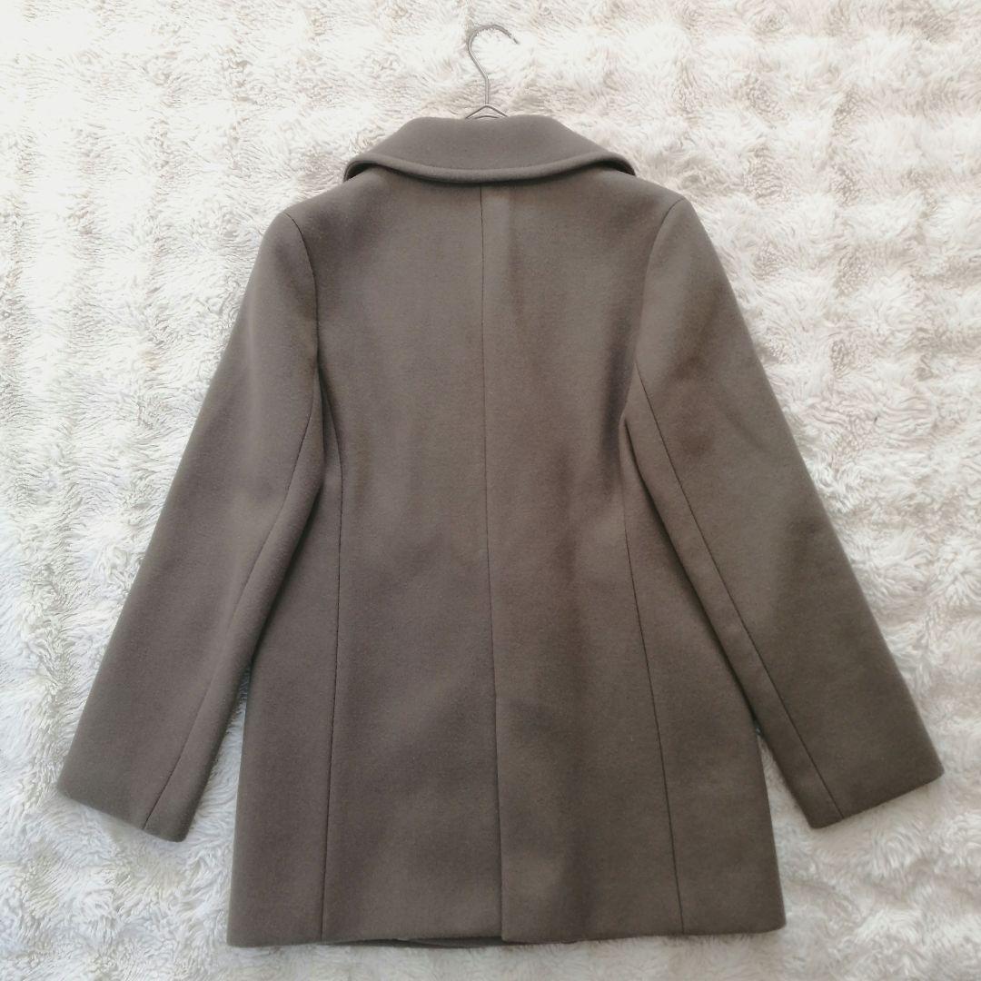 ✨美品✨21AW ANAYI スーパー１４０リバーメルトンPコート M 金ボタン