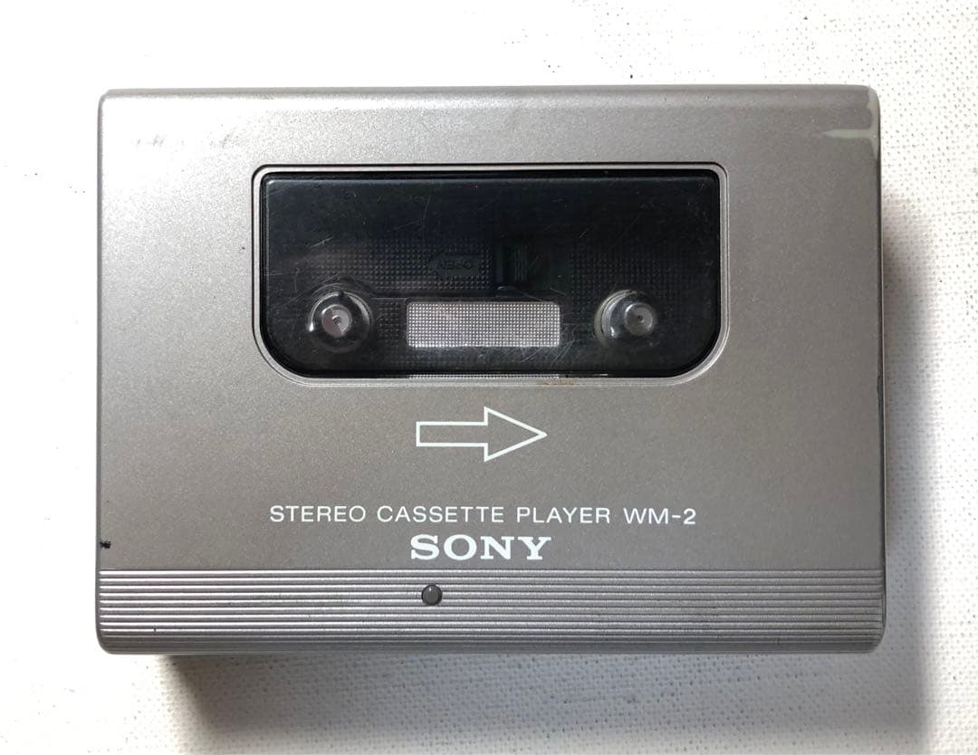 エッジ色落ちも良音、使い倒して！SONY WM-2 カセットウォークマン可動品W