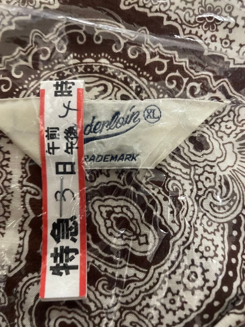 XL テンダーロイン ペイズリーシャツ