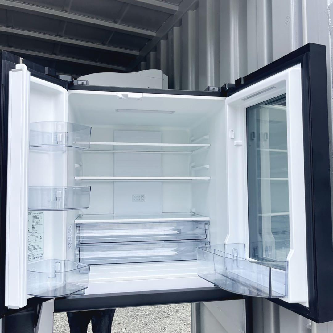 取付無料！最新！タッチ＆ビュー機能付き クリスタルミラー4ドア冷蔵庫！洗濯機