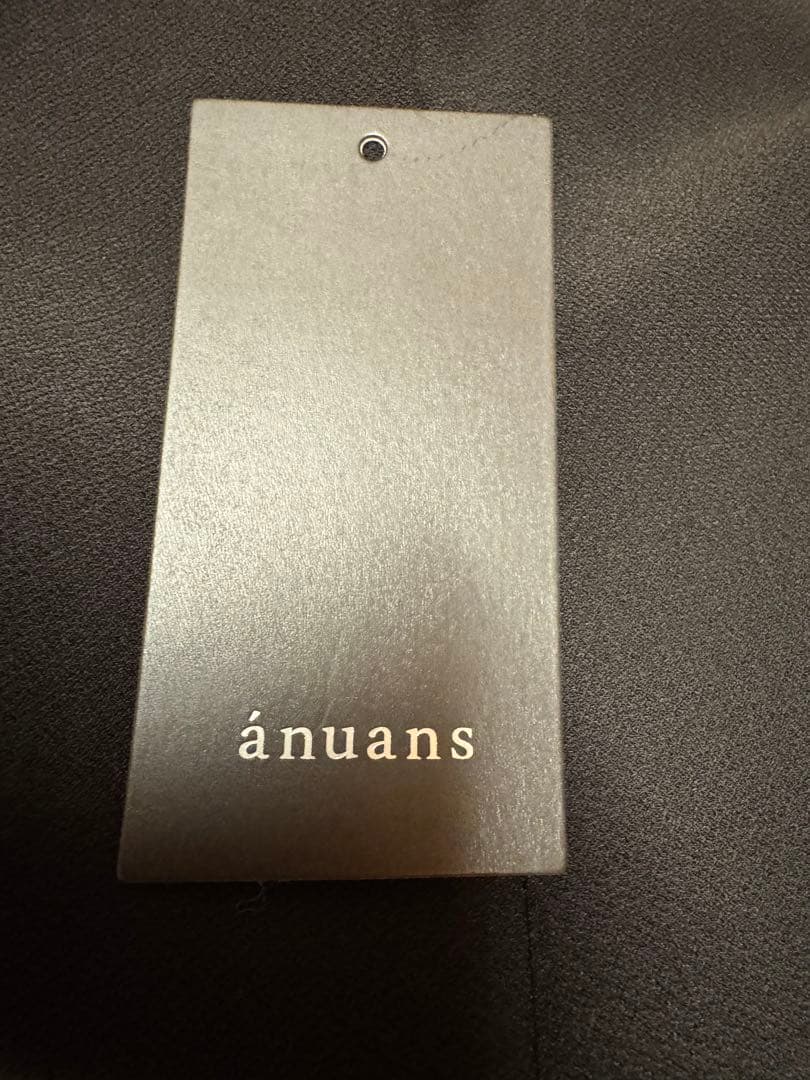 ❤️美品 正規品❤️anuansカットジョーゼットミニワンピースブラウンM