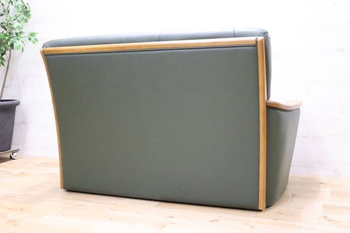 GMEH320○浜本工芸 / HAMAMOTO 2人掛けソファ ラブソファ 本革