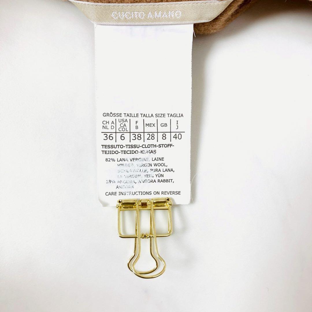 美品✨️マックスマーラ　クチートアマーノ　ダブルブレスト　リバーコート　アンゴラ