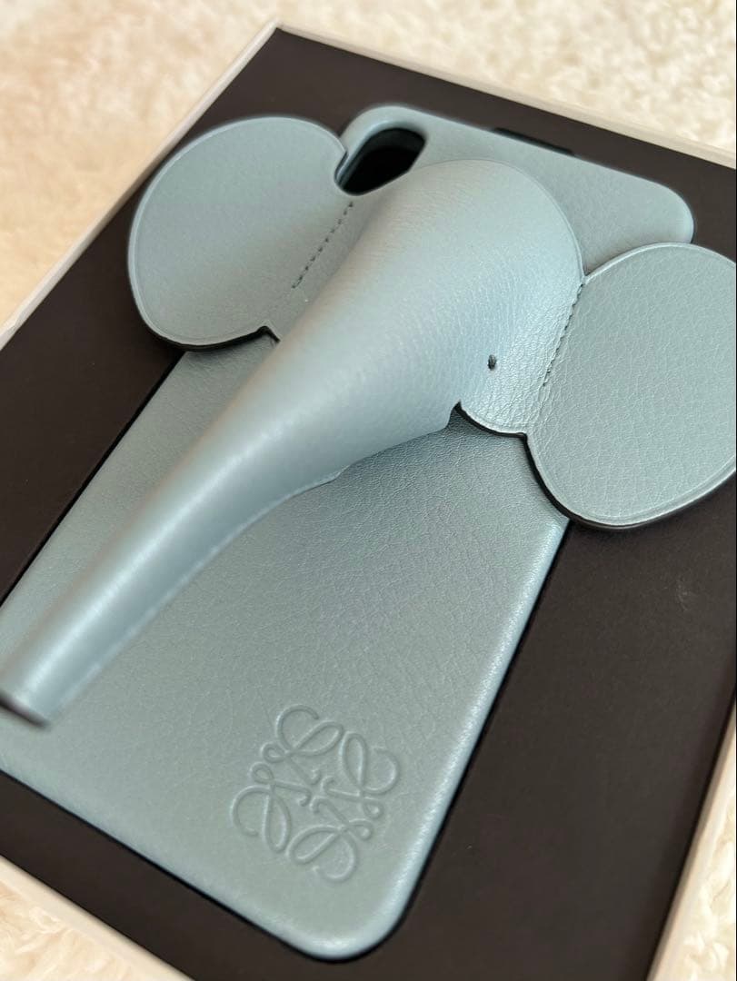 ★ゾウさんスマホホルダー(ライトブルー)★iPhone XS MAX