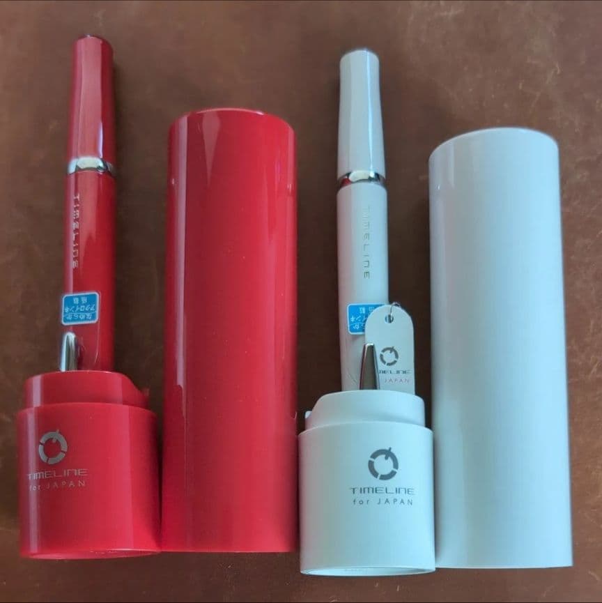 タイムライン　限定色　ジャパンレッド　ジャパンホワイト　2本セット