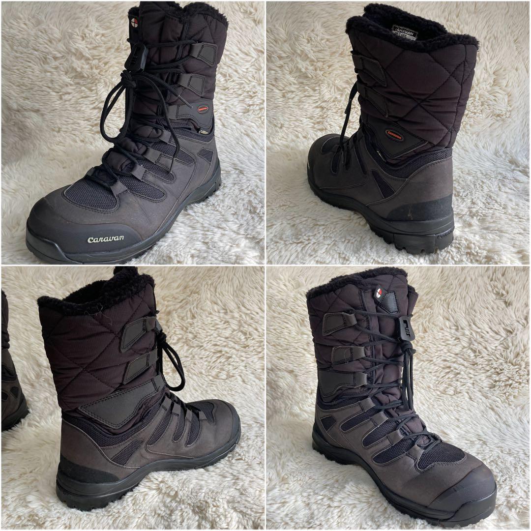 Caravan スノーブーツ ゴアテックス ブラック ウインターブーツ 登山靴
