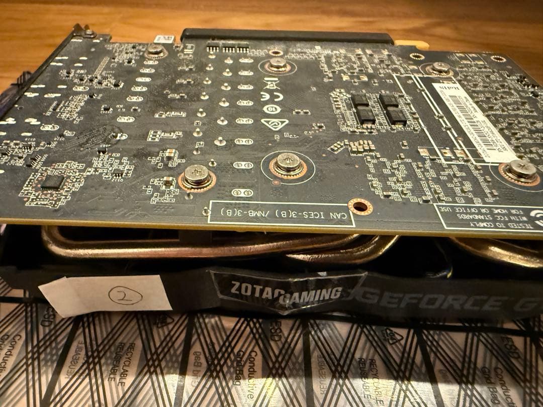 ZOTAC GTX 1660 SUPER Twin Fan 箱なし ②