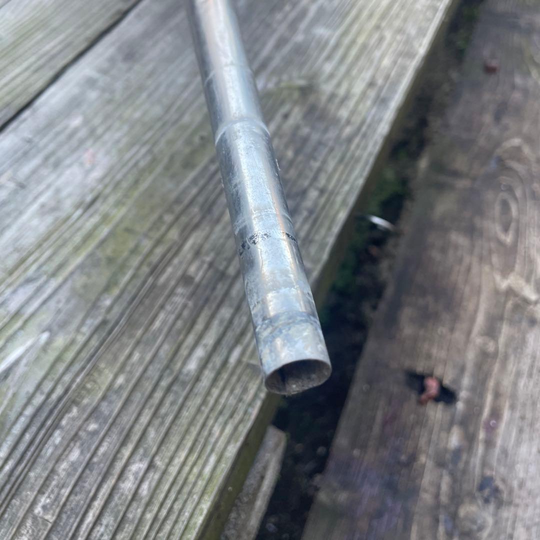 根岸産業「ステンレス製 竿長如雨露 (じょうろ)4号」【ジャンク品】