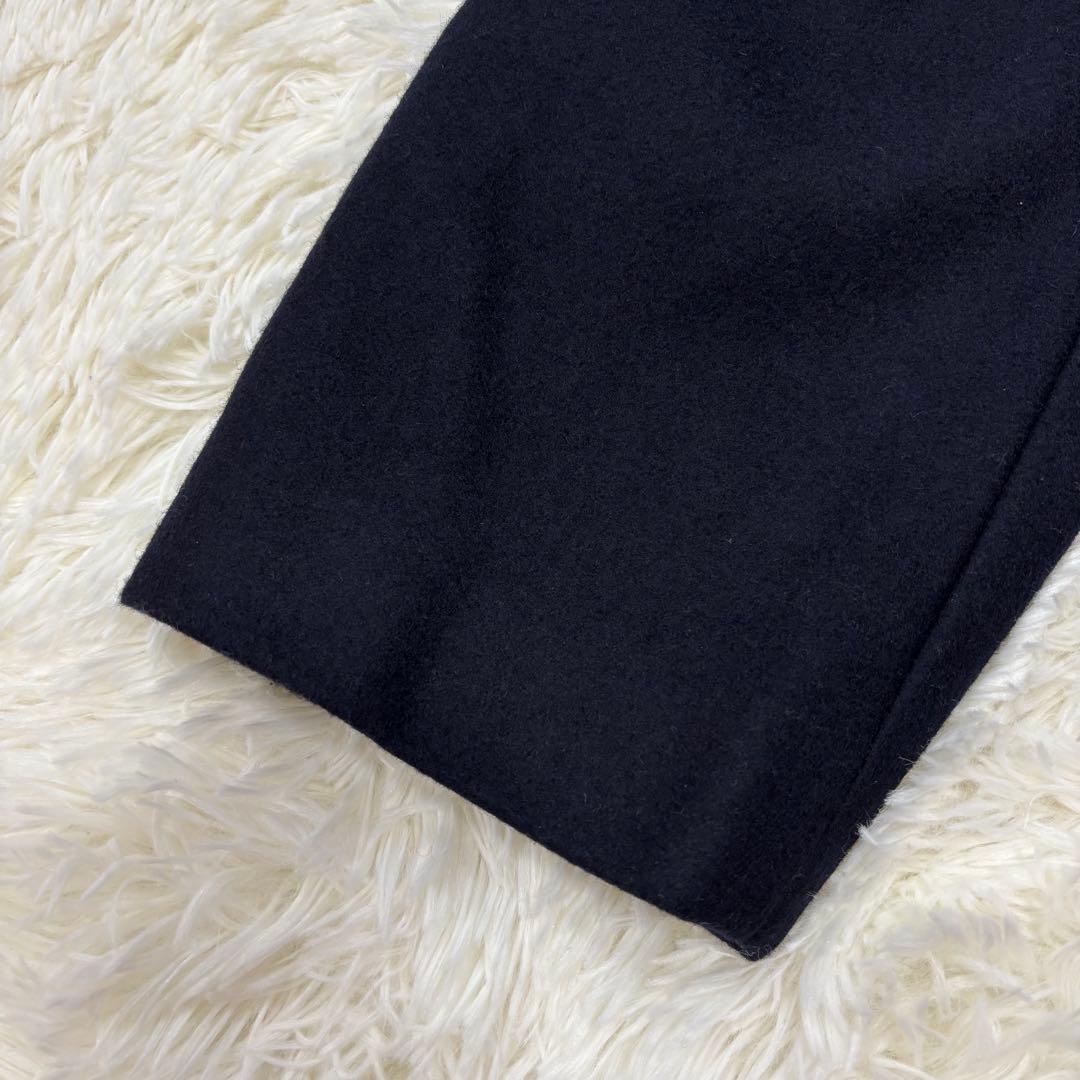 マッキントッシュ✨ショートダブルメルトンコート✨現行品刻印ボタン✨オーバーサイズ