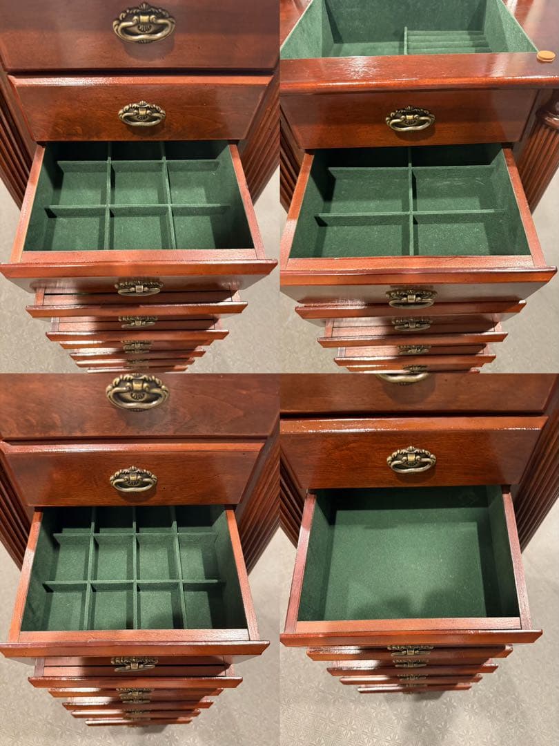 MADE IN USA・アンティーク・アクセサリーキャビネット・ヴィンテージ