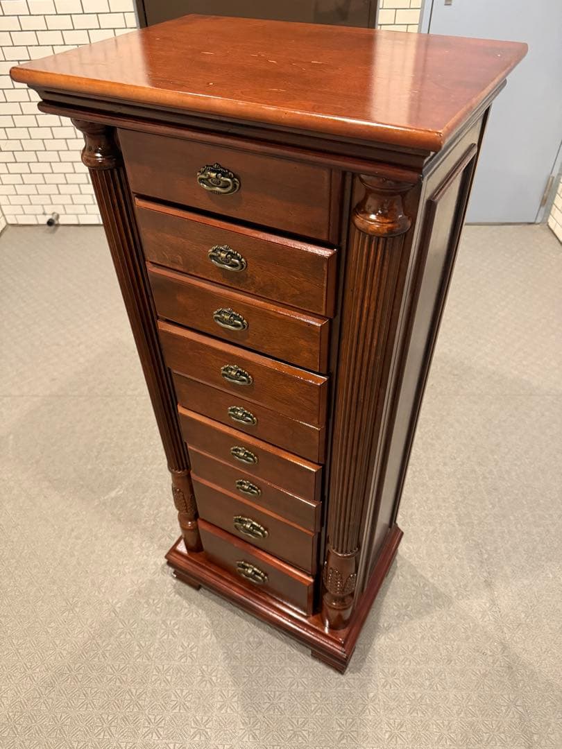 MADE IN USA・アンティーク・アクセサリーキャビネット・ヴィンテージ