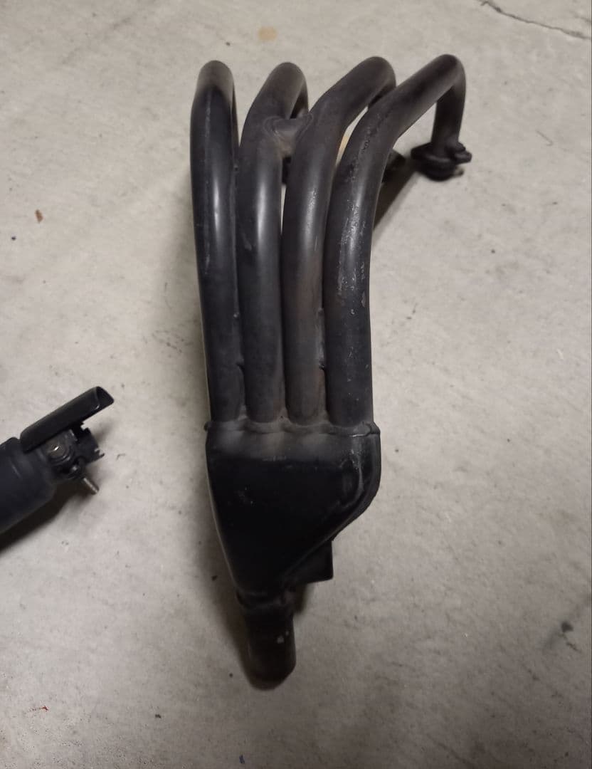 インパルス　GSX400 GK7CA　純正マフラー　WR'Sサイレンサー　車検