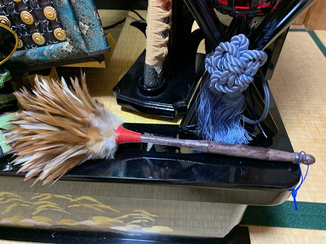 五月人形 武士の鎧 金箔仕上げ