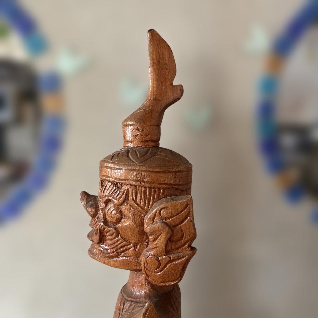 タイ雑貨　木彫り　魔除け　珍しいお品
