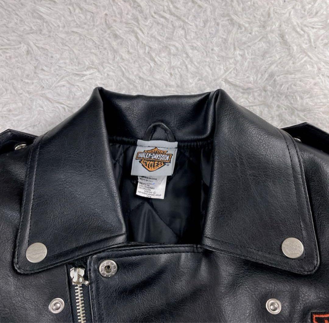 ハーレーダビットソン レザー　ジャケット ダブル キルティング