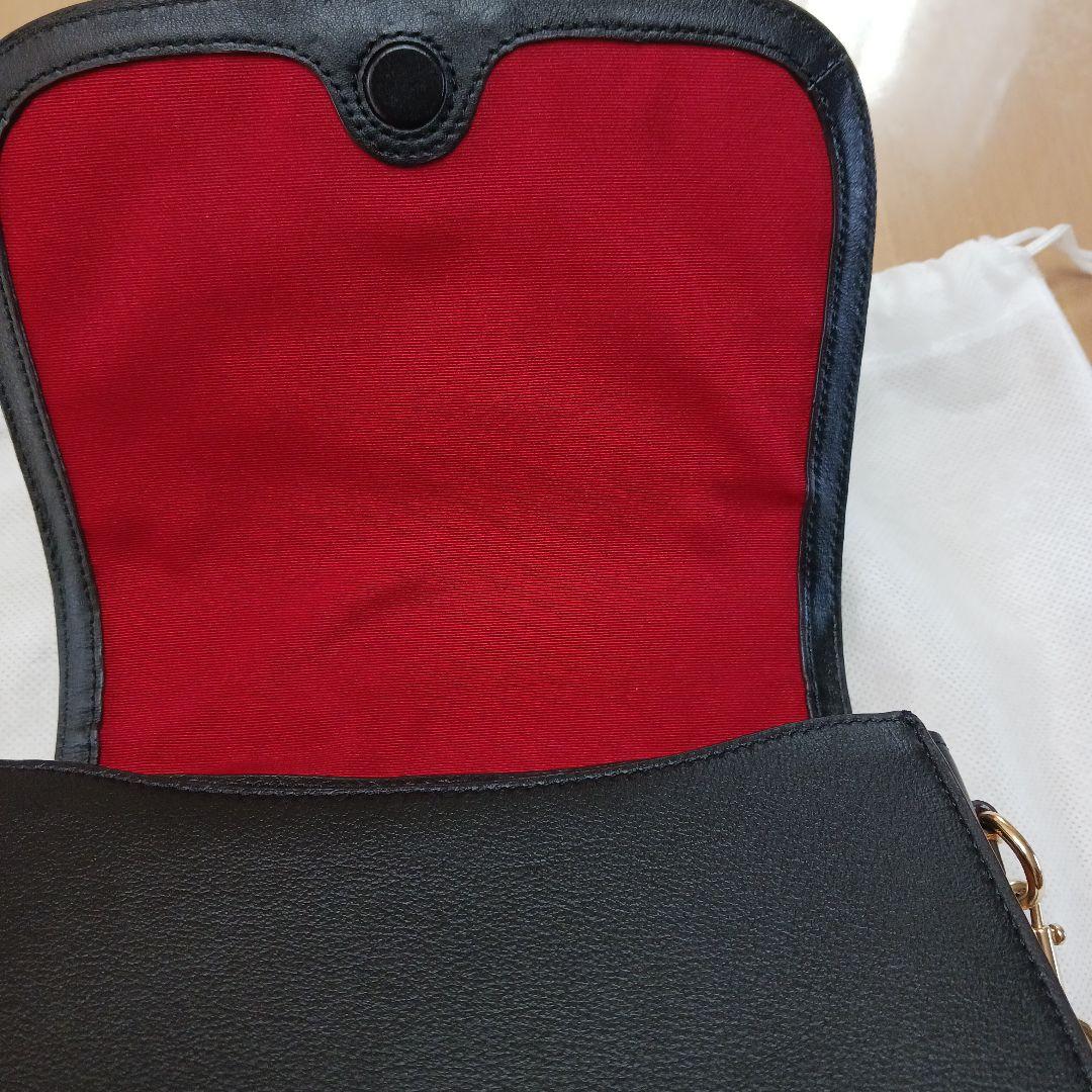 未使用級COACH ショルダーバッグ ブラック/ブラウン