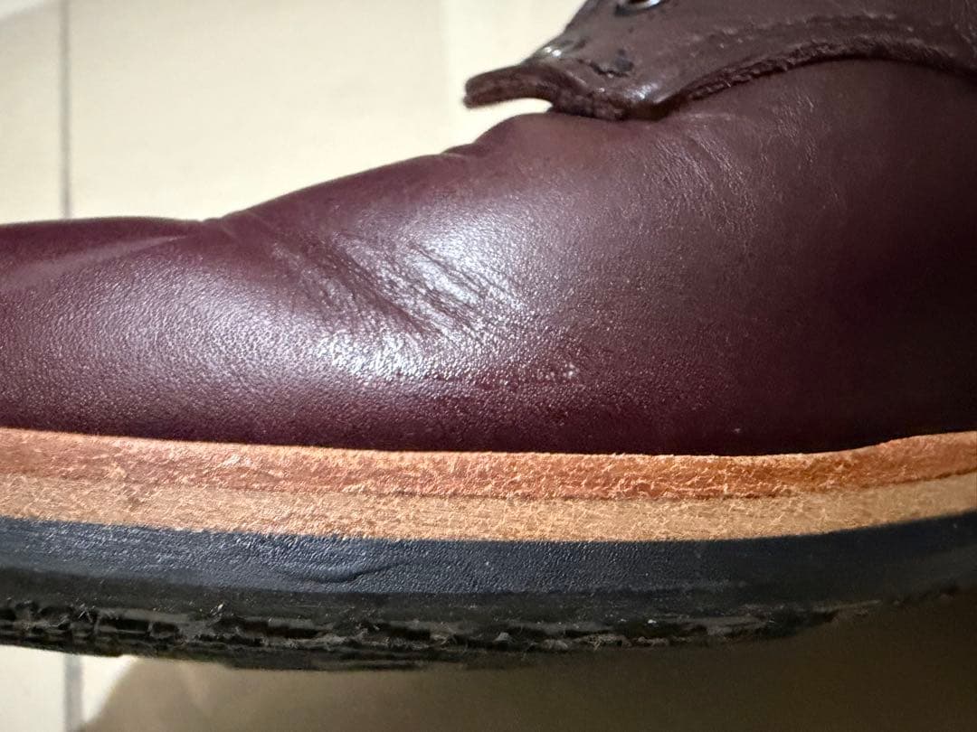 美品 新ベックマン 9419 US7.5（25.5cm）箱 代え紐付き