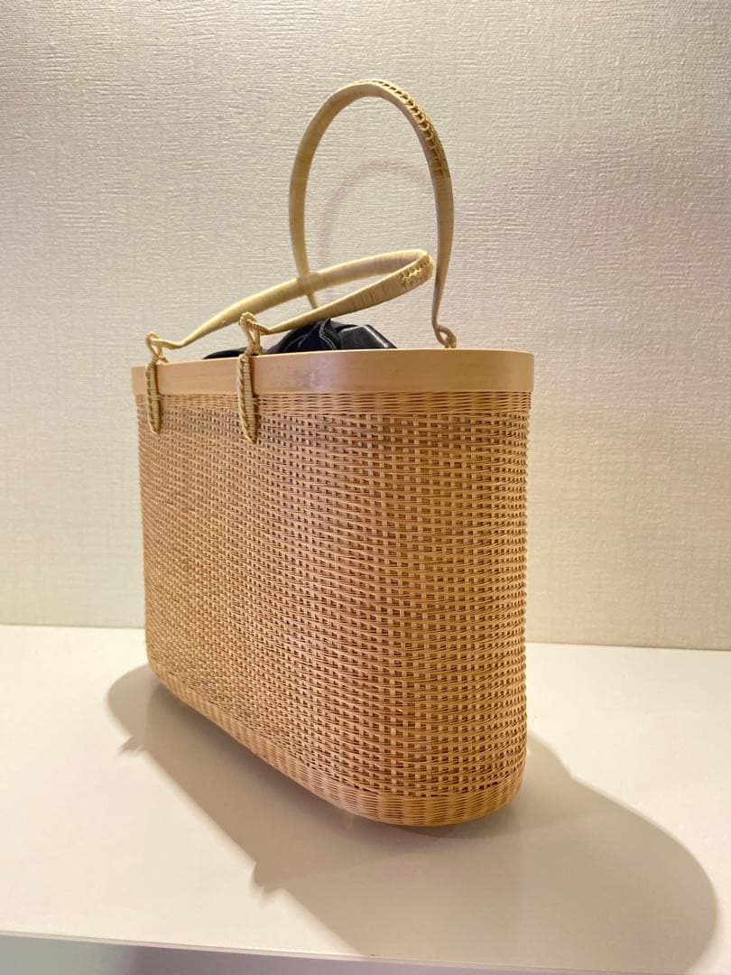 【新品】プラニー　かごバック　タイ王室御用達　プラニー工房　和装　着物　高級　竹