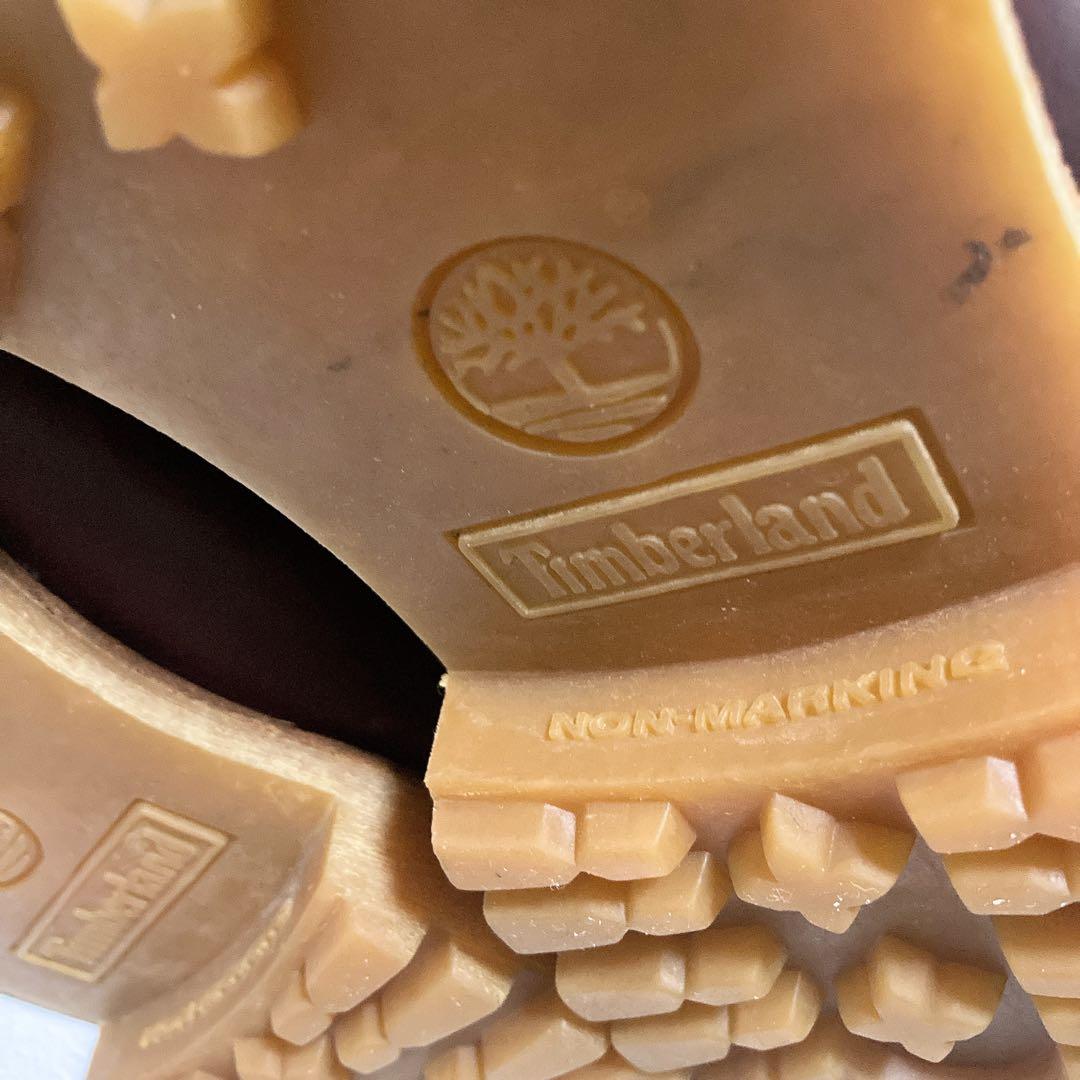 美品 ティンバーランド 3eye クラシックラグ 27.5 デッキシューズ 赤茶